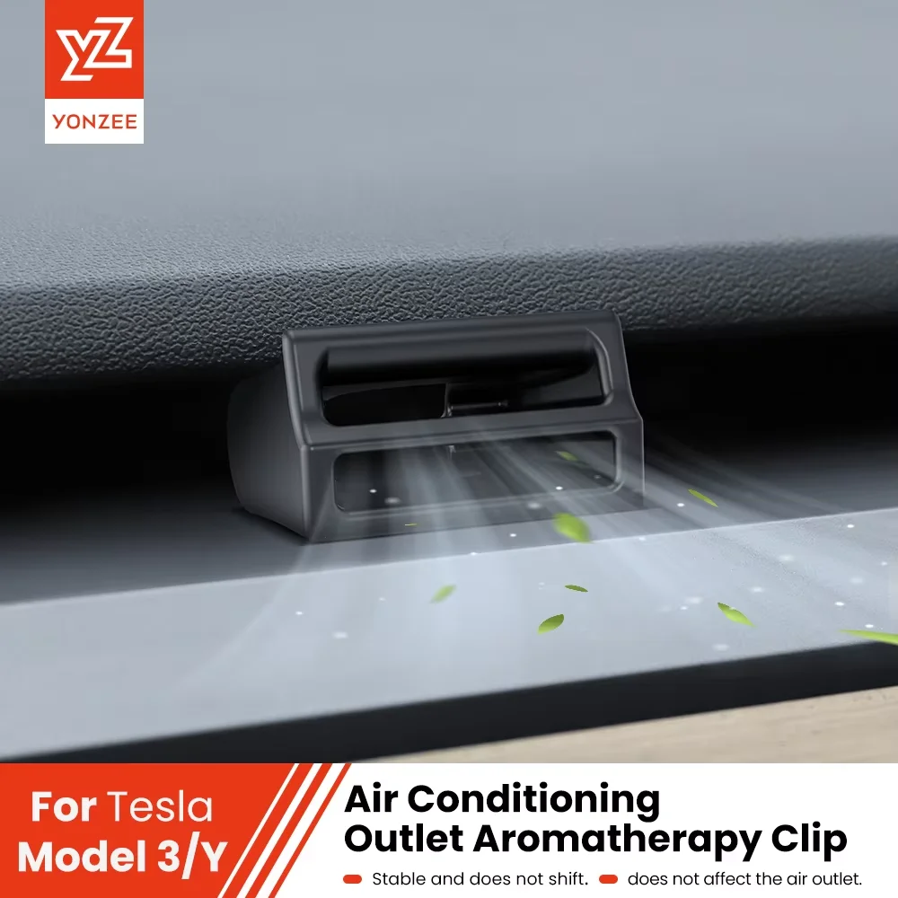 YZ Für Tesla Modell Y 2021-2024 Air Outlet Aromatherapie Clip Elektrische Auto Innen Auto Clip Zubehör Image