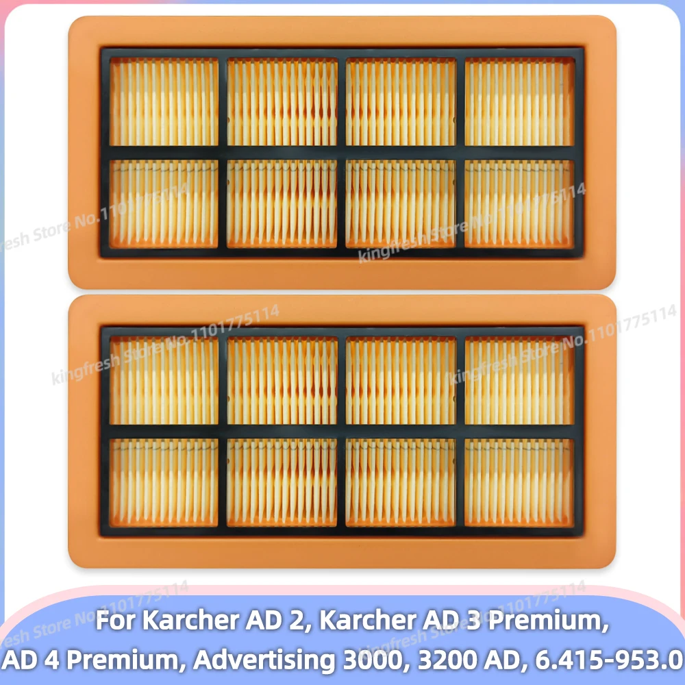 Passend für Karcher AD 2, Karcher AD 3 Premium, AD 4 Premium, Advertising 3000, 3200 AD, 6.415-953.0 Teile Filter Zubehör Image
