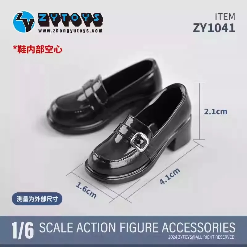 ZYTOYS ZY1041 1/6 Skala Weibliche Loafer Schuhe JK Hohl Schuhe Modell Fit 12'' Soldat Action Figur Körper Puppen