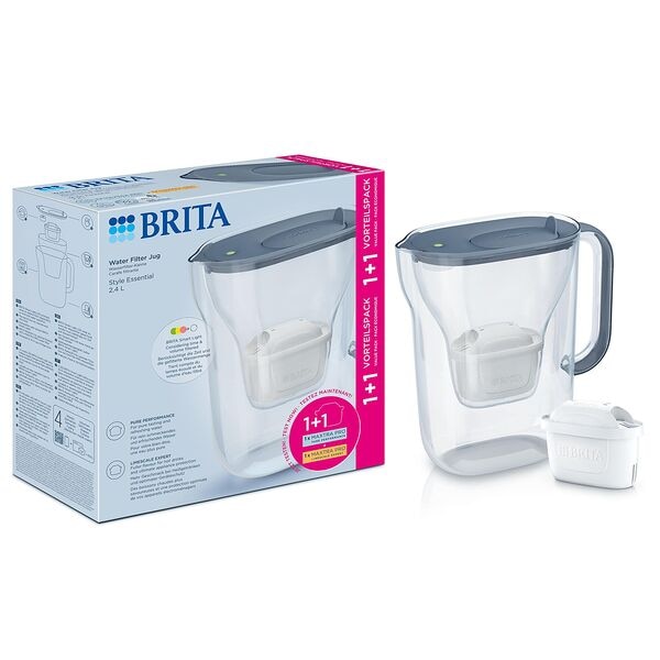 BRITA Wasserfilter-Kanne »Style Essential« steinblau inkl. 2x Filter Image
