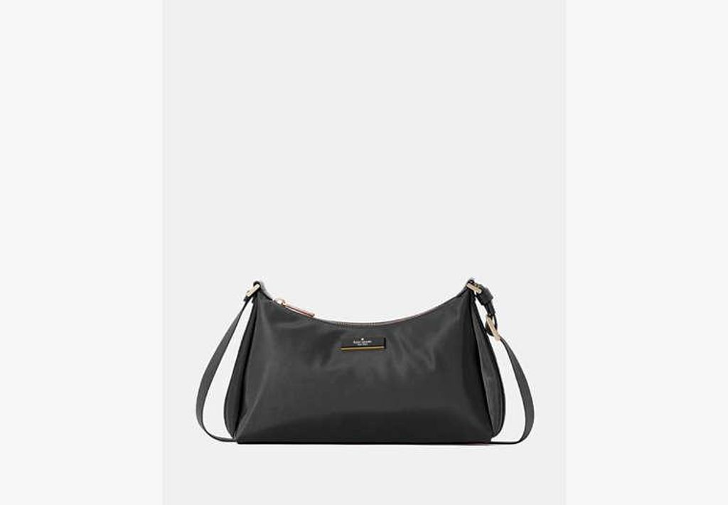 Carter Nylon Small Shoulder Bag - Black - Kate Spade Shoulder Bags