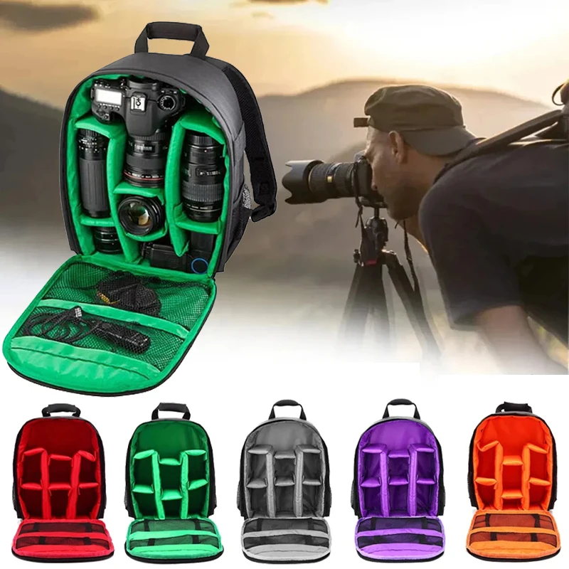 Multifunktionaler Kamera-Rucksack Video Digital DSLR Tasche Wasserdichte Outdoor-Kamera-Fototasche für Nikon Sony Große Kapazität Image
