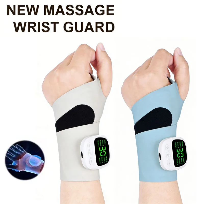 Wiederaufladbares Handmassagegerät Kabelloses Elektrisches Handgelenk-Massagegerät mit Vibration zur Linderung von Sehnenscheidenentzündung Massagegerät für Karpaltunnel Image