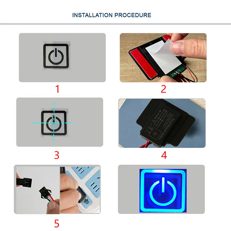 12–24 V 5 A Badezimmer-LED-Touch-Dimmer-Schalter – Touch-induktiver Sensor-Spiegellichtsteuerung für Badezimmer