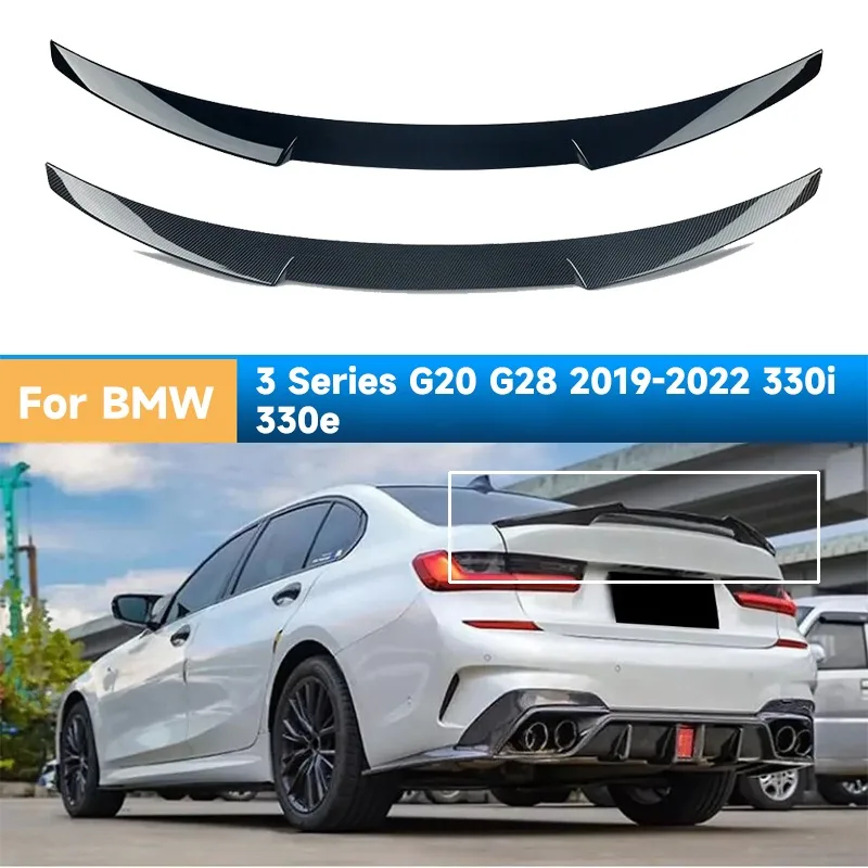 Spoiler per bagagliaio con ala posteriore stile M4 per BMW serie 3 G20 G28 2019-2022 330i 330e diffusore ad ala fissa posteriore di ricambio