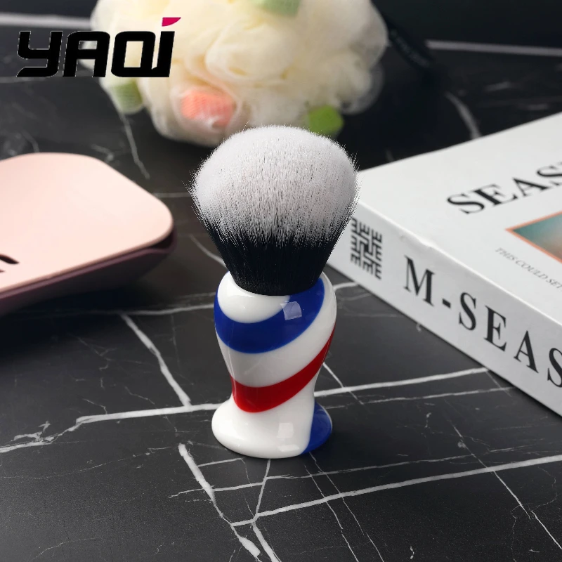 YAQI Bestseller! 30MM Monster Barber Pole Farbige Rasierpinsel Image