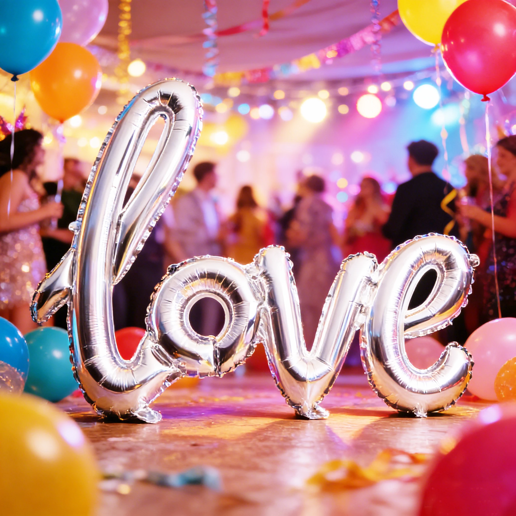 Liebesherz-Folienballons Hochzeitsballons Valentinstag Jubiläumsfeier Dekorationen Brautparty Partyzubehör Image