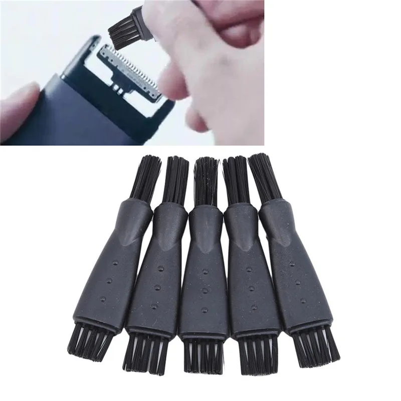 Reinigungsbürste für Herren-Elektrorasierer, Rasierkopf, Kunststoffbürste, langlebiges Rasiererzubehör, Schwarz Image