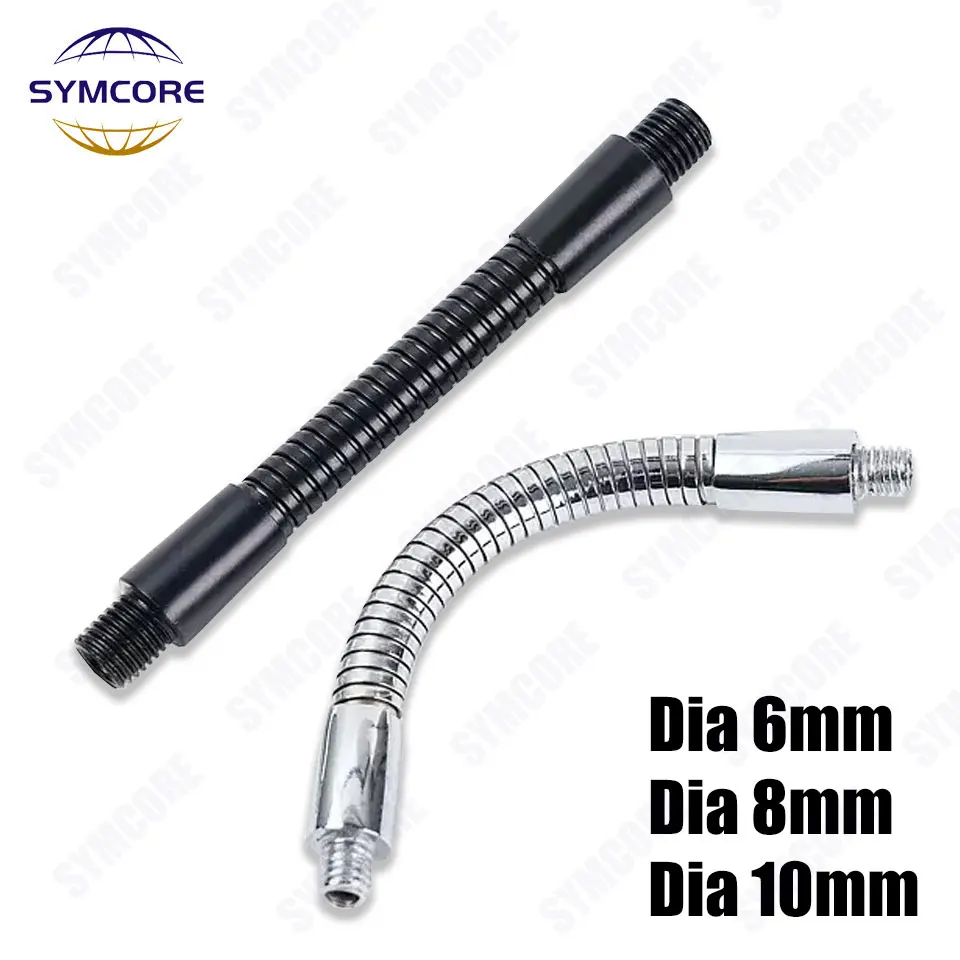 LED-Schreibtischlampe mit Schlauch, Außen- und Innengewinde M8 M10, Schwanenhals-Serpentinenrohr, DIY-Klemmleuchte, Durchmesser 6MM/8MM/10MM, Zubehör, Universalschlauch