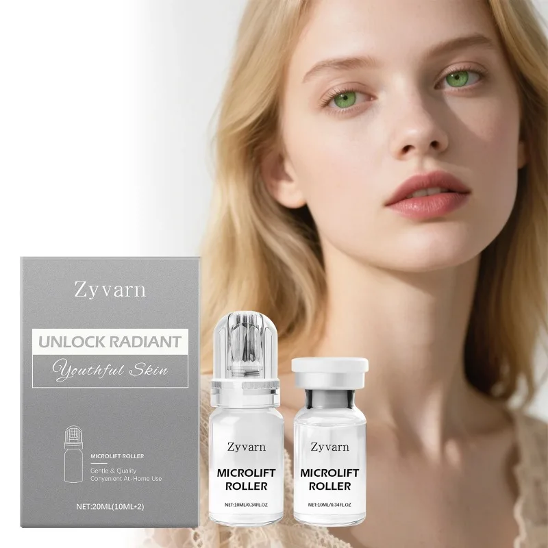 Kit de sérum micro-infusé pour une peau éclatante et sans imperfections - Système de soin du visage à domicile, outil de beauté pour le soin de la peau du visage | Aiguille de 0,25 mm