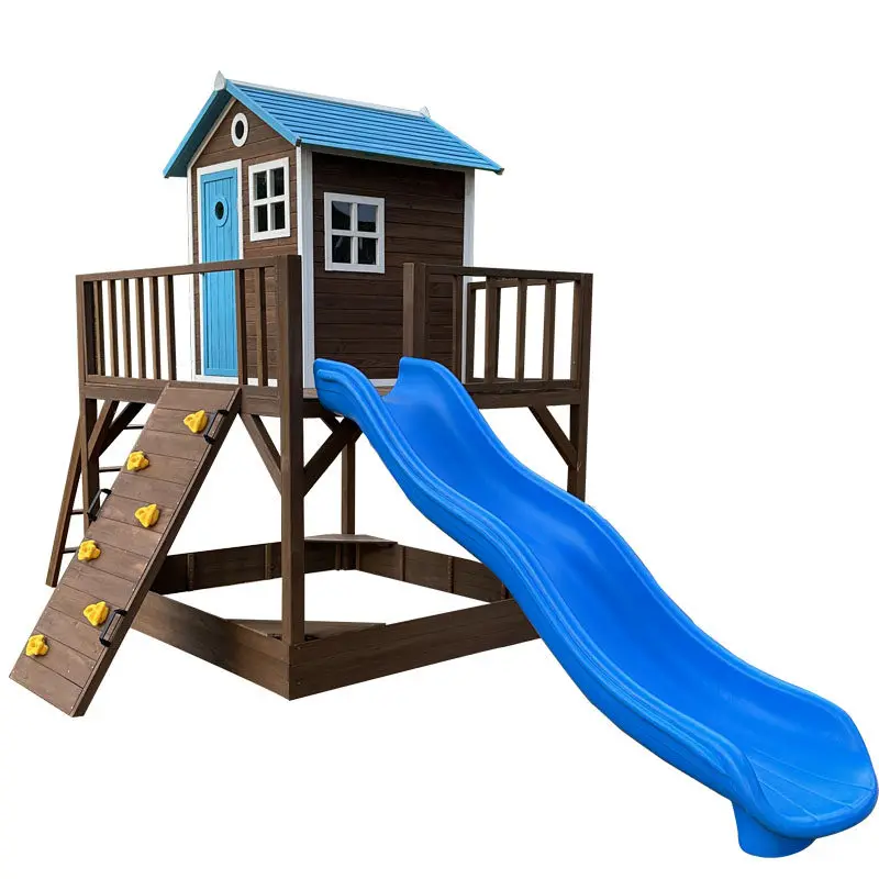 Maison de jeu en bois, maternelle, grande maison d