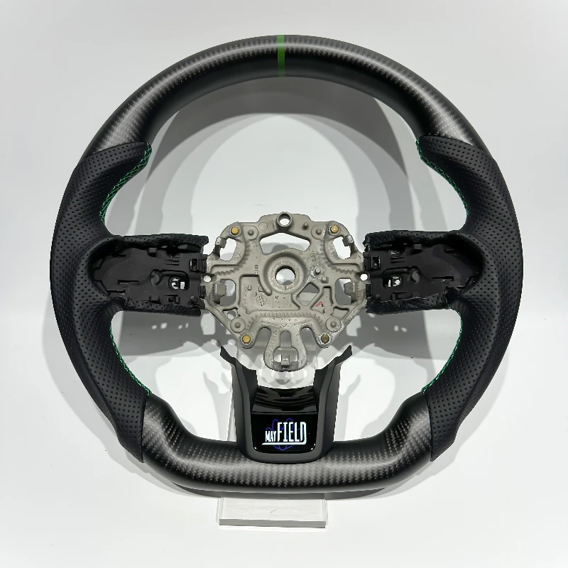 Volant en fibre de carbone mat pour BMW MINI R56 R53 F56, volant de haute qualité pour Mini Coupé Roadster, volant pour Mini F56