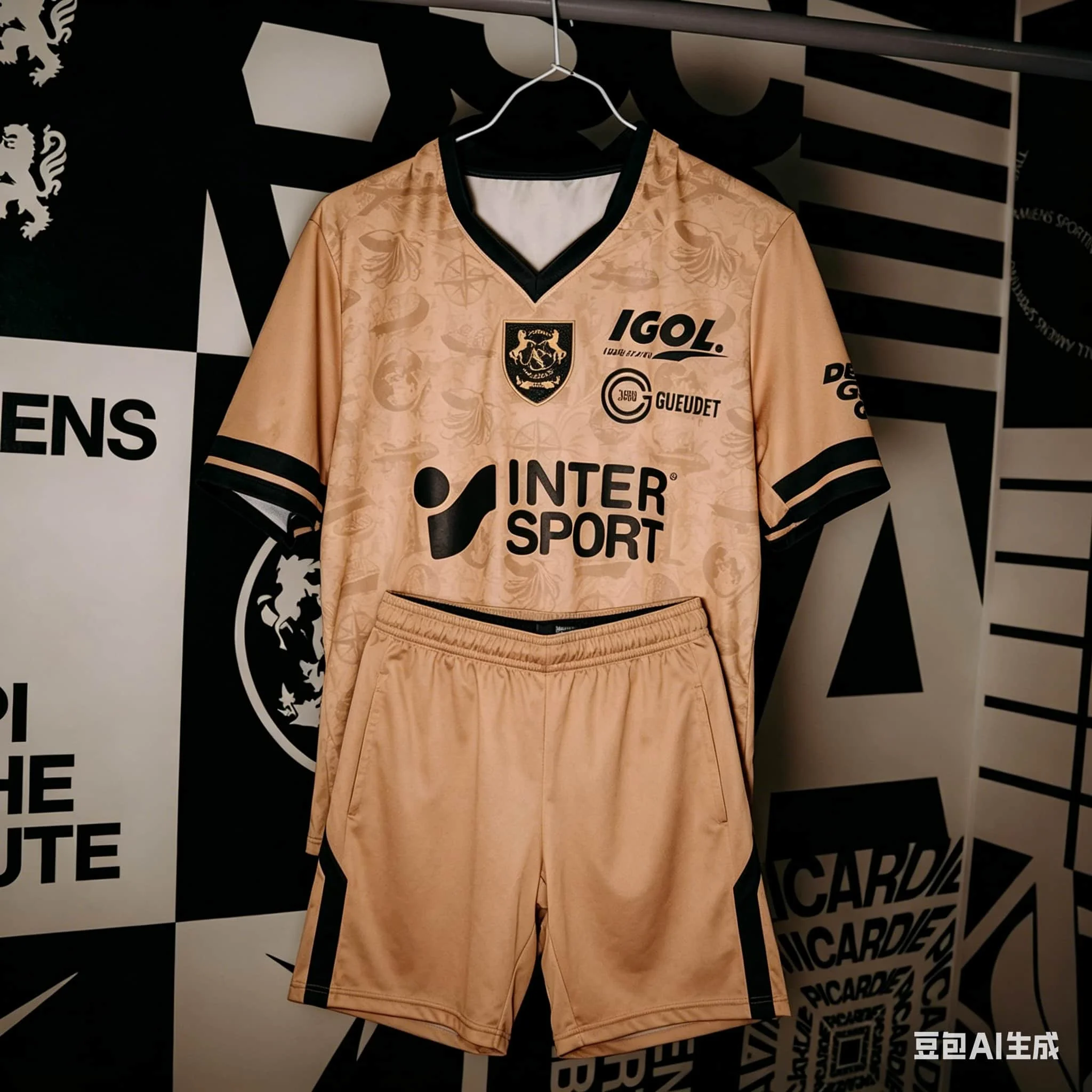 Maillot Amiens SC 2025-26 Nouvelle Arrivée Style France Domicile Extérieur Ensemble T-shirt Football Impression 3D Décontracté Adulte Enfant Unisexe Vente Chaude