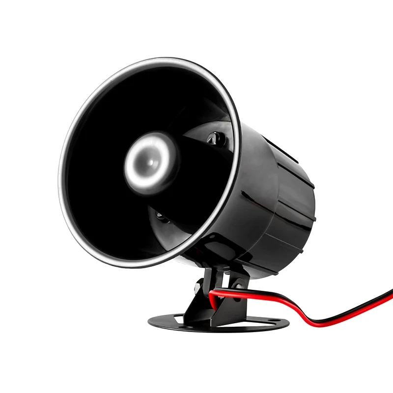 Sécurité DC 12V alarme extérieure sirène fil fort alarme klaxon 110Db extérieur Sirena Alarma haut-parleur pour système d'alarme 15W