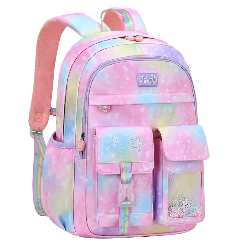 Sacs d'école pour enfants pour filles cartable pour enfants sacs à dos d'école orthopédiques primaires sac à dos princesse cartable adolescent sac à dos