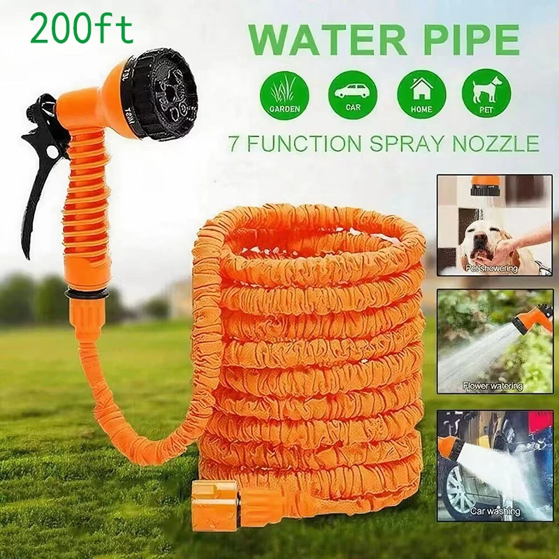 2025 Expandable Magic Hose, High-Pressure Car Wash, 7Water Spraying Functions, Water Gun, Home Garden Watering Hose garden hose