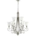 Quorum International Bryant 31 Inch 9 Light Chandelier - 6154-9-64