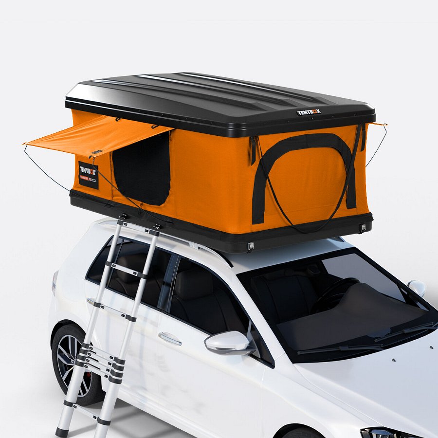 Tente De Toit Pour 2 Personnes - Ouverture Automatique - Tentbox Classic 2.0 - Orange