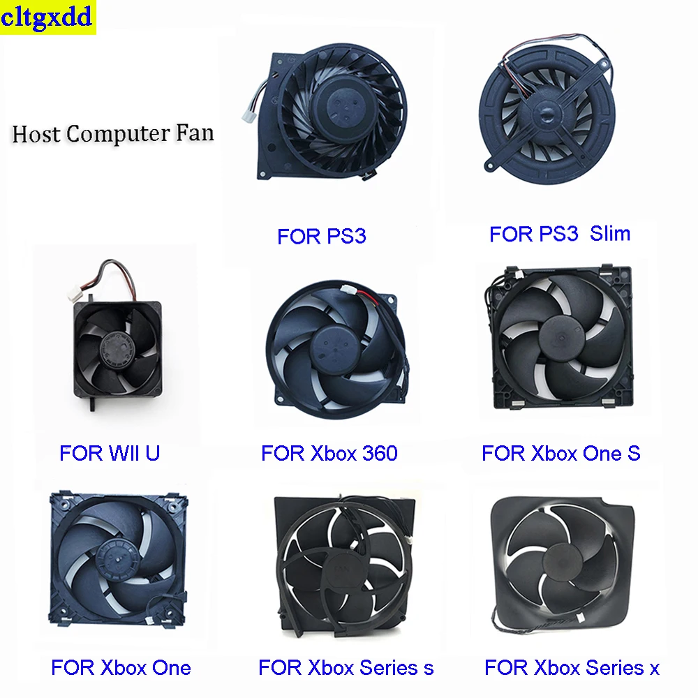 cltgxdd 1piece FOR Xbox One/Xbox One S/XBOX Series X S/PS3/WII U controller Host internal cooling Computer fan replacement