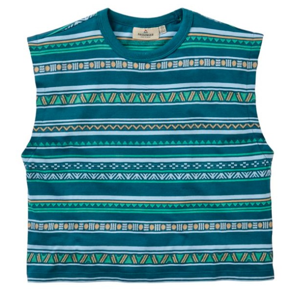 Passenger - Women's Ride and Climb Vest - Top Gr L türkis/blau