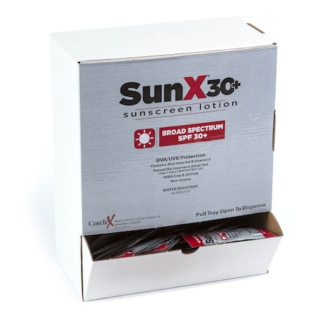 AERO HEALTHCARE 91663 SunX30 Sunscreen Lotion Packets, 50PK