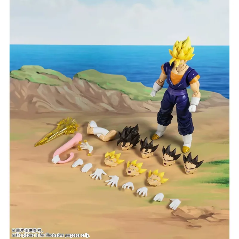 100% Disponibile Originale Demoniacal Fit Dragon Ball Z SHF Super Saiyan SSJ Trump Card Vegetto Son Goku Vegeta Anime Modello di Azione