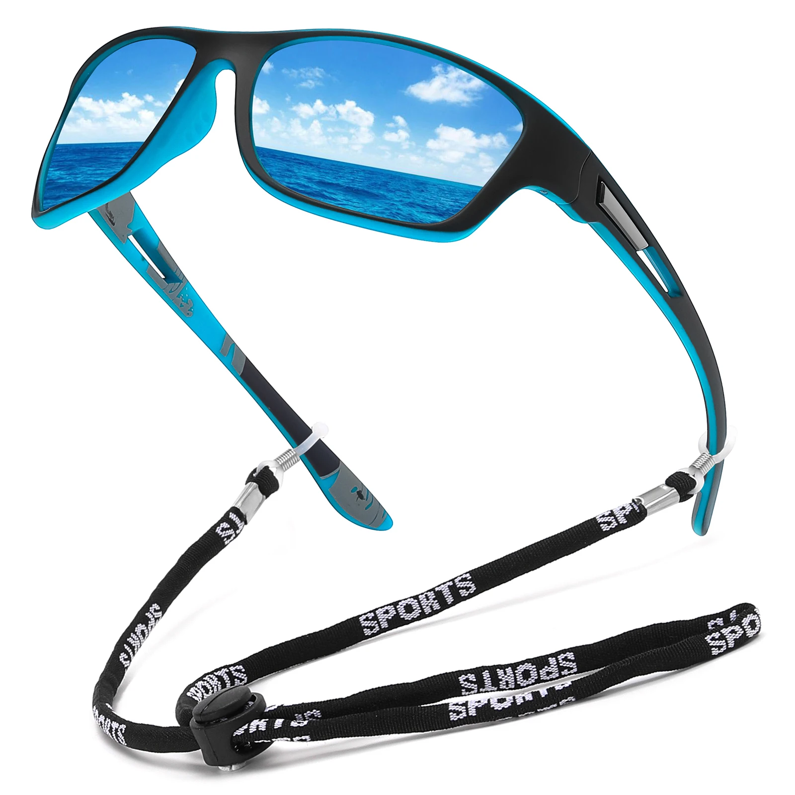 Occhiali da pesca polarizzati per uomo e donna, occhiali da sole per la guida, occhiali da sole da uomo, occhiali da sole per escursionismo, occhiali da sole per ciclismo, occhiali UV400