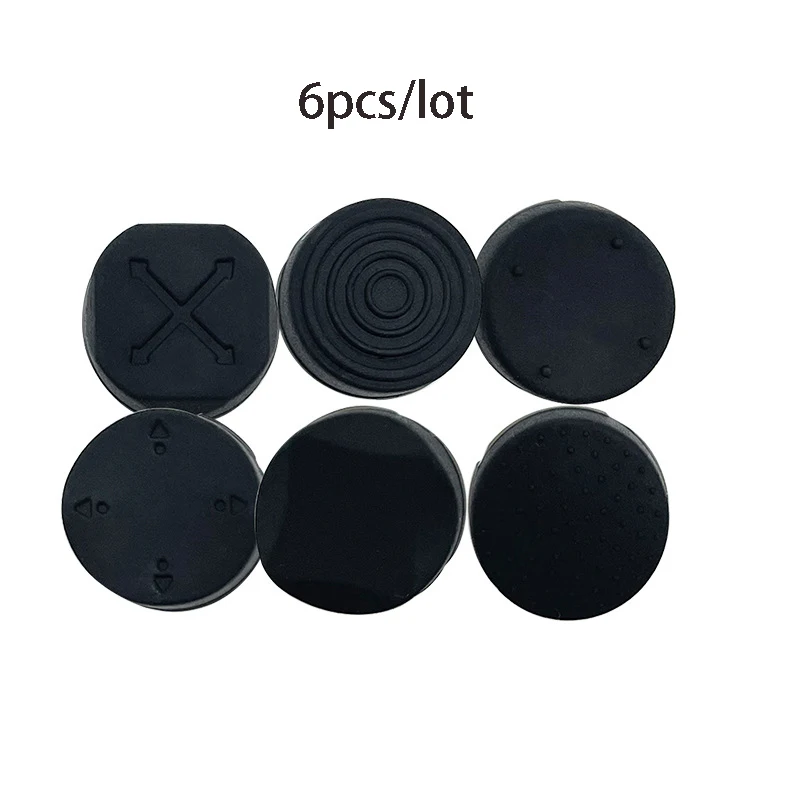 6pcs Joystick Caps for PS Vita 1000 Analog Thumb Stick Button Cover Dualshock Grip Replacement Repair Parts for PS Vita 2000