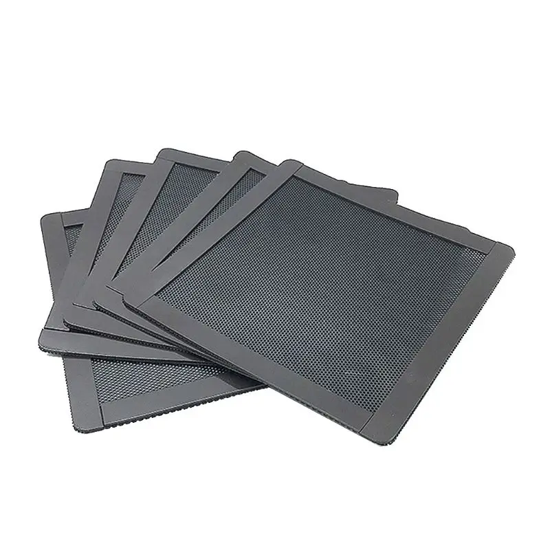 120x12 0MM/140X140MM Magnetische Rahmen Staub Filter Staubdicht PVC Mesh Net Abdeckung Schutz für Home Chassis PC Computer fall Lüfter Image