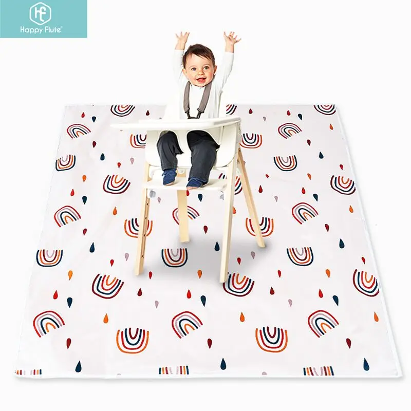 Happy Flute Baby Spiel matte, Baby Krabbel matte tragbare wasserdichte, rutsch feste Falt matte Spiel matte für Baby drinnen oder draußen