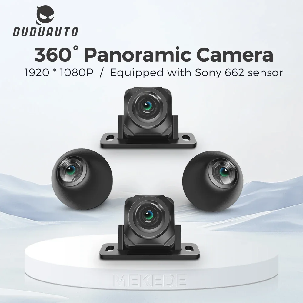 EU-Lager DUDUAUTO DUDU7 360 ° Panoramakamera 1080P AHD für Sony 662 hinten vorne links rechts um Sicht für Auto-Android-Radio Image