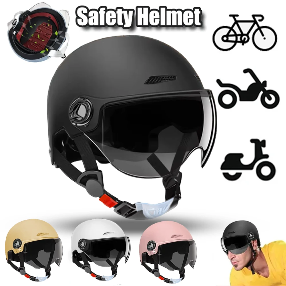 Universeller Fahrradhelm, hochfest, ABS-Sicherheitsschutz, verstellbar, bequem, atmungsaktiv, zum Radfahren, Motorradfahren Image
