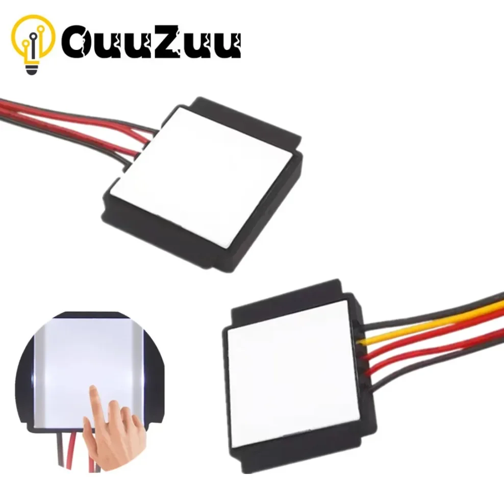 Touch Sensor Schalter DC 12V 24V 5A 60W LED Smart Single Key Spiegel Licht Schalter Touch dimmer Schalter Für Badezimmer Spiegel
