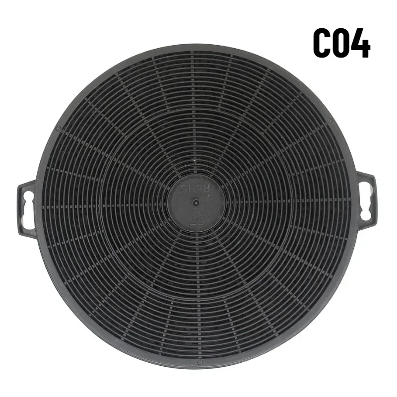 C04 Dunstabzugshauben-Kohlenstofffilter, Ersatz für Küche, Wandmontage, Dunstabzugshaube, kanallose Belüftung, Holzkohle-Entlüftungsfilter, 235 x 31 mm Image