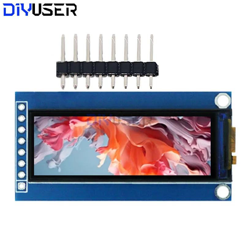 DIYUSER 1,68-Zoll-TFT-LCD-Bildschirm, kleiner NV3007-Bildschirm, 142 * 428 langer Streifenbildschirm, LCD-Vollsichtwinkel, SPI-Farbbildschirm Image