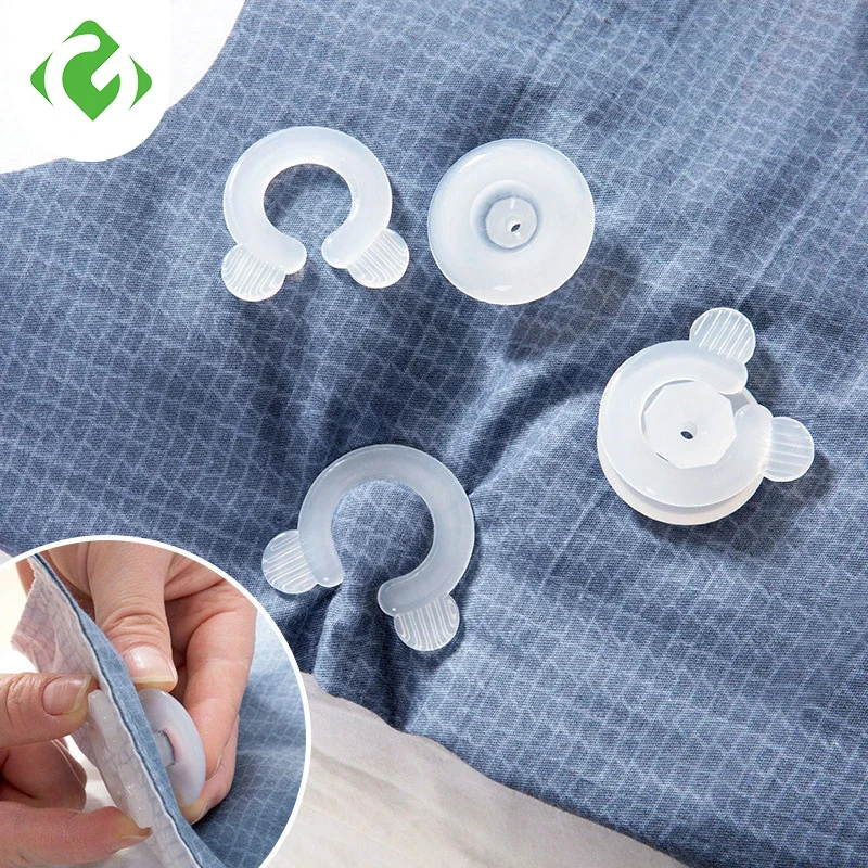 4 Teile/satz Tröster Greifer Bett Bettdecke Donuts Quilt Abdeckungen Blatt Halter Greifer Decken Blatt Zubehör Verschluss Clips Clamp Image