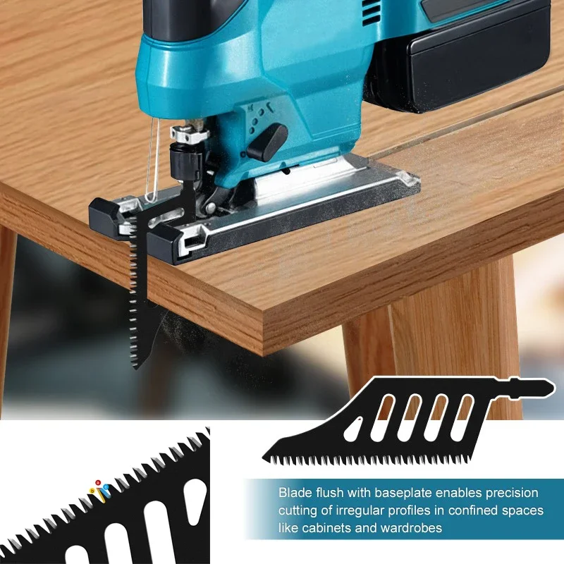 Stichsägeblatt Anti-Splinter-Kurvensägeblatt Heavy Duty Quick-Cut Image