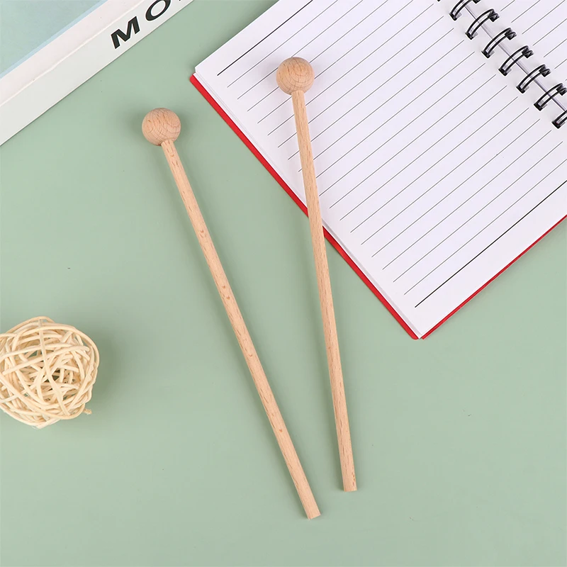 1 Paar Holzschlägel Percussion Sticks für Xylophon Klopfsticks Hammer Kinder Schlaginstrumente Image
