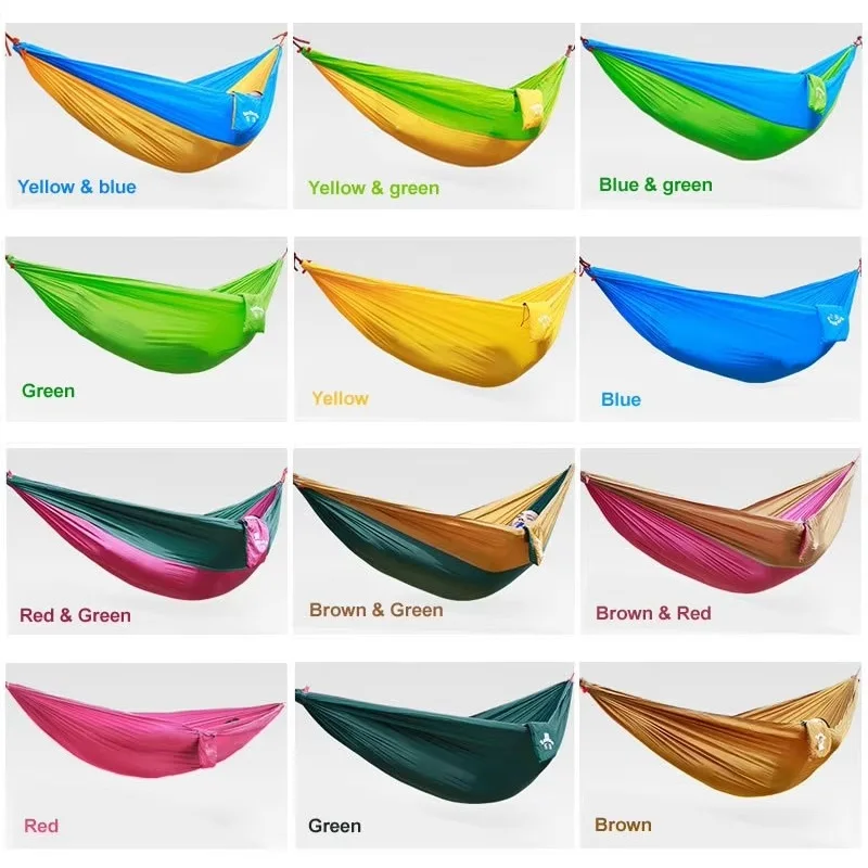 230*90cm Hängematte Camping-Überlebenshängematte Fallschirm-Hängematten für Outdoor oder Indoor Tourismus Camping Jagd Freizeit Image
