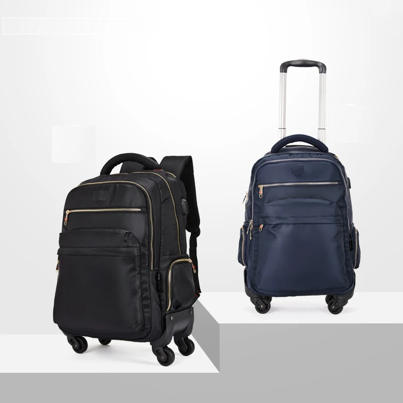 Rollgepäcktasche für Herren mit Rollen, 50,8 cm, für Herren, Handgepäck, Rollkoffer, 55,9 cm, Business-Reise-Trolley-Taschen Image
