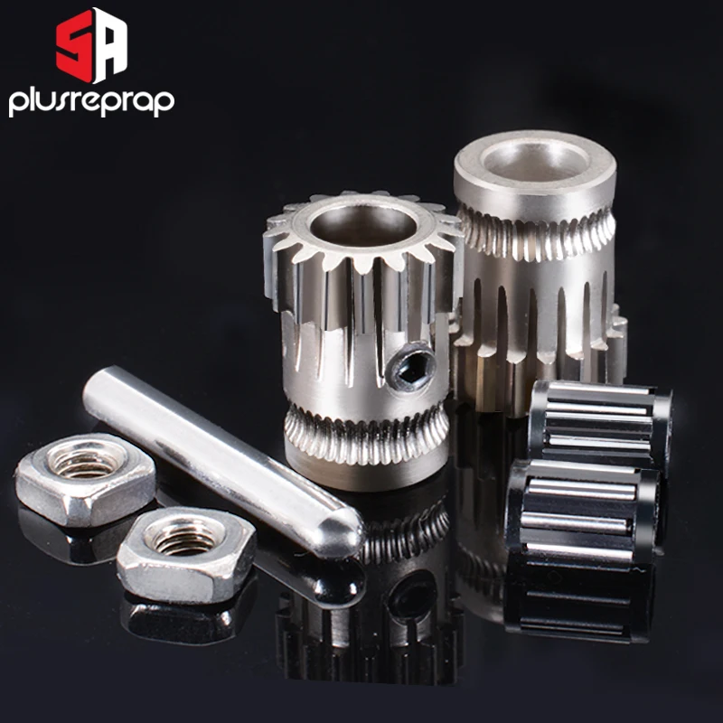 Dual Drive Getriebe Extruder Kit Geklonte Btech verwenden für Prusa i3 3D Drucker Getriebe Mini Bowden Extrusion Ender 3 CR10/10S PRO Image