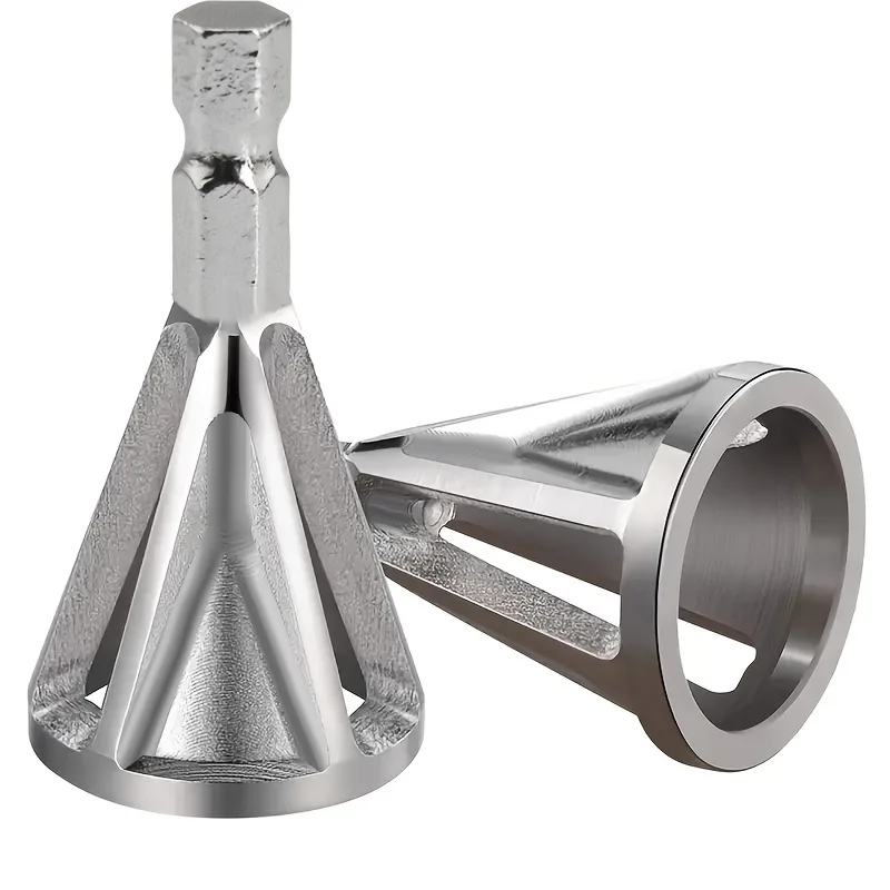1-teiliges Anfaswerkzeug, Bohrfutter-Bohrwerkzeug, externes Anfaswerkzeug zum Entgraten von Metall, Schleifwinkel-Trimmung, geeignet für verschiedene C Image
