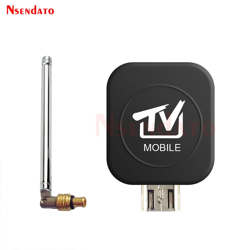 Mini Micro USB DVB DVB-T Digitaler mobiler TV-Tuner-Empfänger-Stick-Dongle mit digitaler Antenne für Android-Handys, Tablets und HDTV Image
