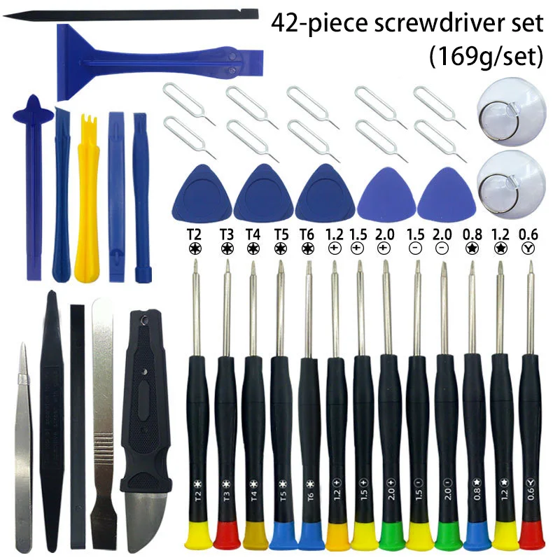 40/42-in-1 Handy-Reparaturwerkzeug-Set zum Zerlegen und Reparieren von iPhones, Schraubendreher-Kombination, Multifunktions-Demontage-Kit Image