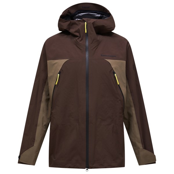 Peak Performance - Ridge Ace 3L Jacket - Regenjacke Gr L braun