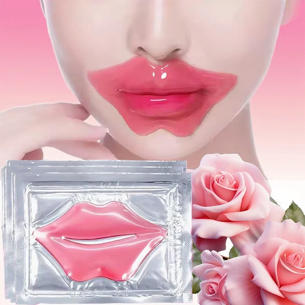 20PCS Kristall Kollagen Lippen Maske Feuchtigkeitsspendende Lip Patches Schönheit Lippen Praller Feuchtigkeitsspendende Schönheit Lippen Masken Hautpflege Kosmetik