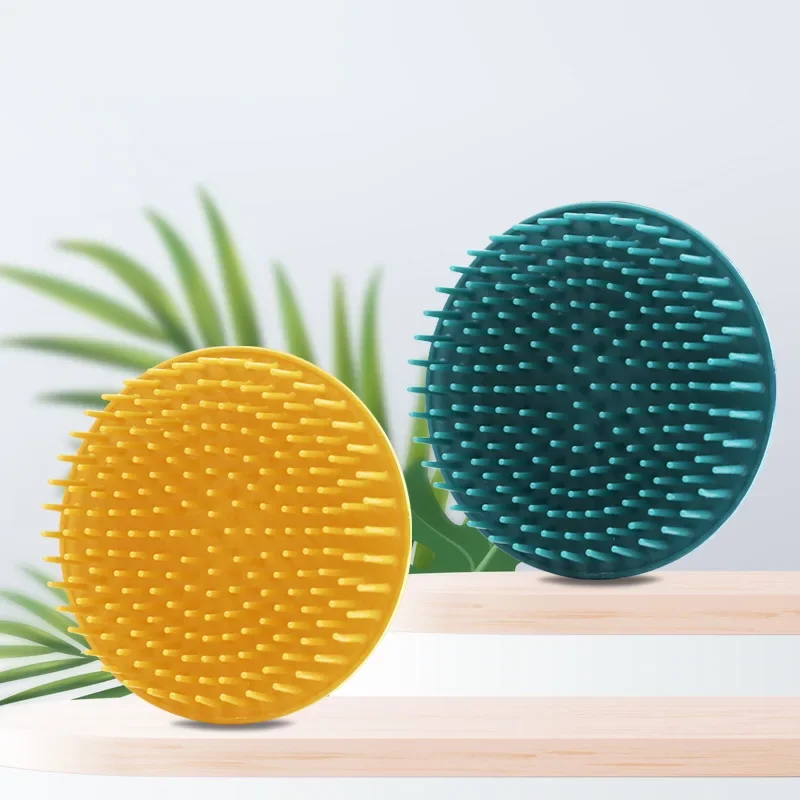 Kamm Handheld Kopfhaut Weiche Silikon Shampoo Pinsel Badezimmer Produkte Massage Pinsel Waschen Kamm Dusche Shampoo Kopfhaut Dusche Pinsel Image