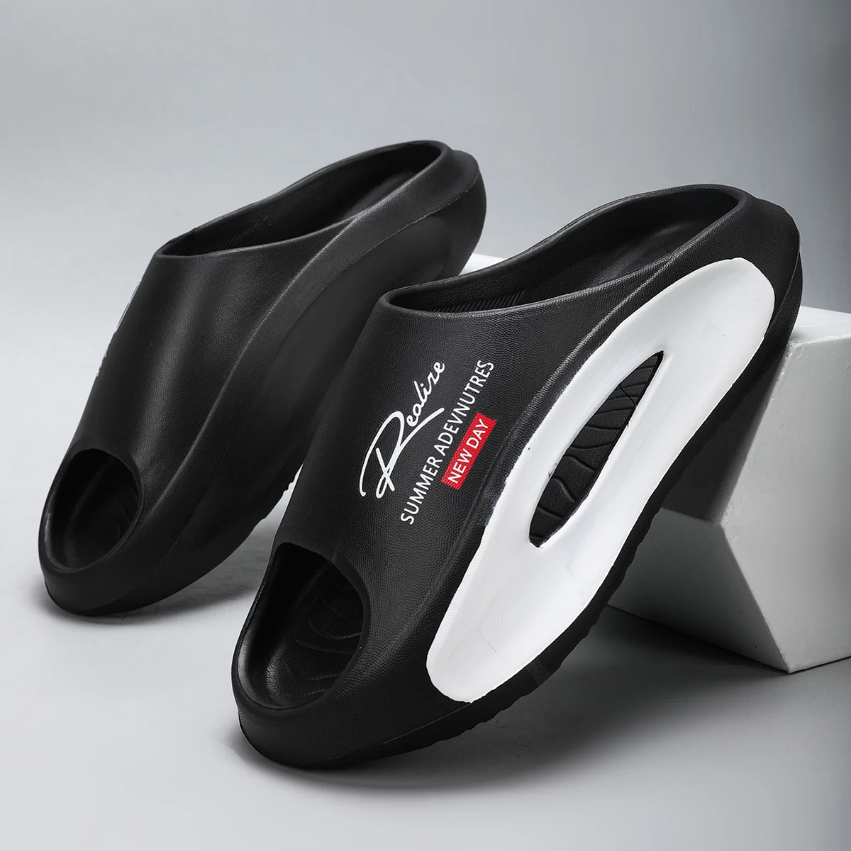 Unisex Vier-Jahreszeiten-Herrenschuhe, Hausschuhe, Sandalen, Bequeme Atmungsaktive Hausschuhe, Modische Sandalen für Herren