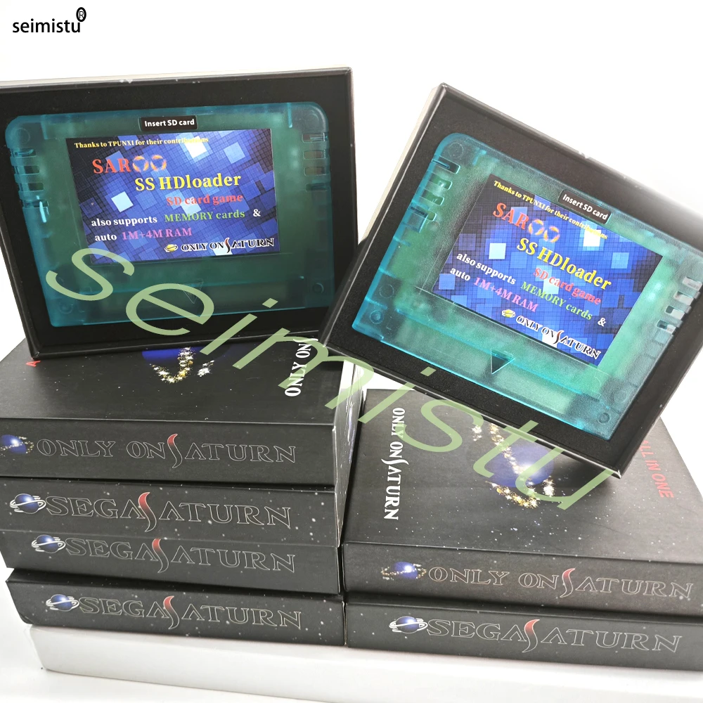 SAROO HDLoader-Kassette für NEO GEO-Konsole - Schneller Saturn-Spiel-Reader mit SD-Speicherkarten-Unterstützung zum Spielen ohne CD Image