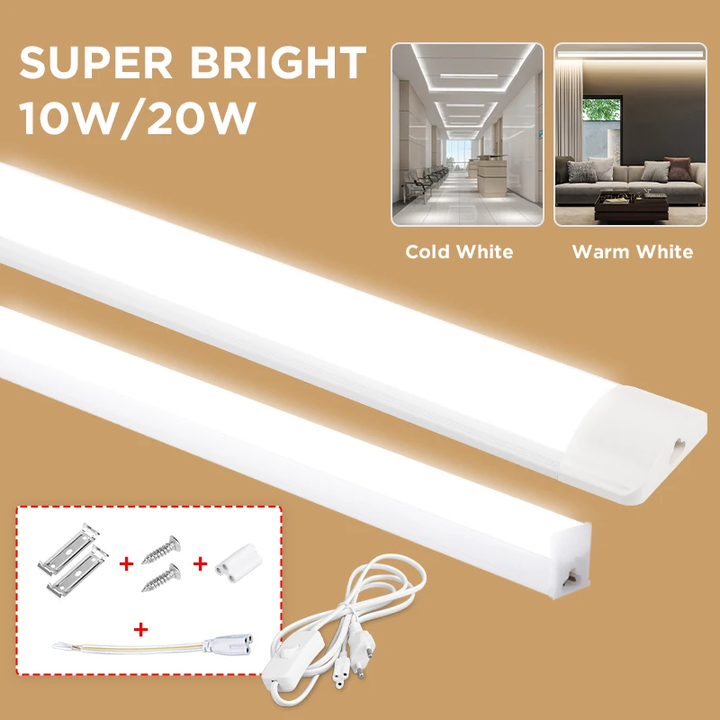LED Rohr Leuchte Lampe Beleuchtung Streifen Lampen Haushaltsgeräte 220V LED Lampe Lichter Für Wohnzimmer Led-lampe Leuchtstoffstrahler